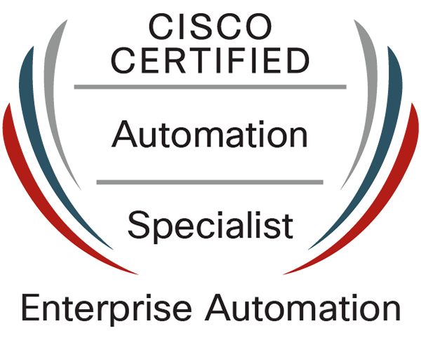 Cisco Enterprise Automation Specialist certification badge